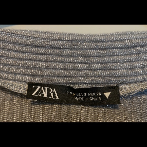 ZARA Crop Top With Belt Tie - Picture 3 of 3